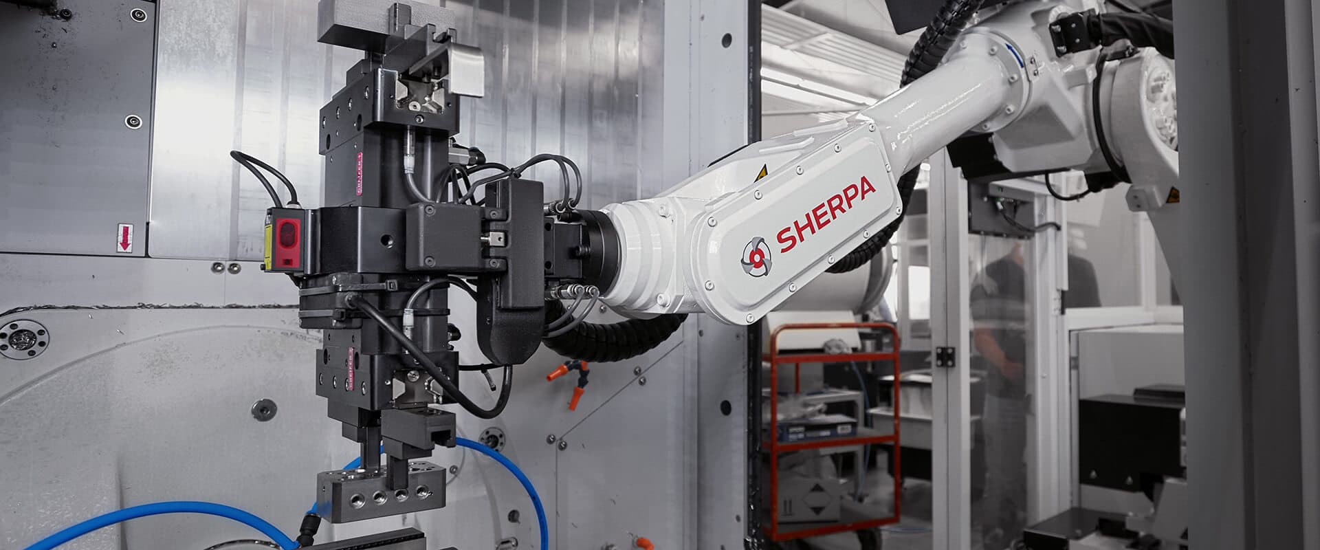 MAFU-SHERPA Roboterzelle in der CNC-Fertigung